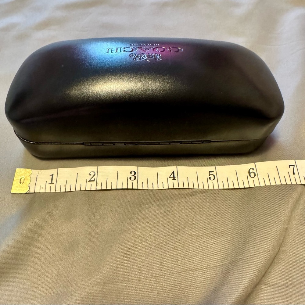 Coach Black Sunglasses Case Clamshell Design - Picture 6 of 6